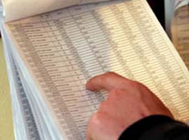 Seçmen listeleri güncelleme için askıda