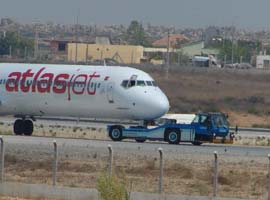 Olay uçak aprona çekildi