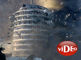 Felaket senaryosunun görüntüleri