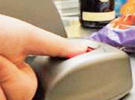 Parmak iziyle alışveriş keyfi