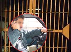 Cep telefonuyla konuşan sürücüye hapis