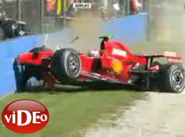 Formula'da korkunç kaza - Video