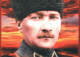 En şefkatli lider Atatürk