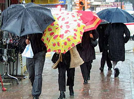 Sağanak yağış geliyor - HARİTALI