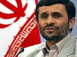 Ahmedinejad'a ikiz kule engeli