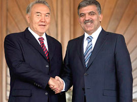 Nazarbayev, Çankaya Köşkü'nde