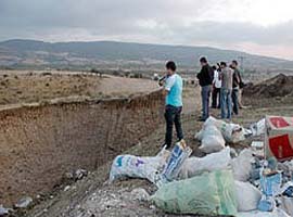 Çanakkale'de zehirli atık bulundu