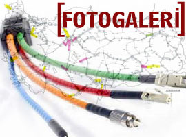 İşte kesilen fiber optik kablolar - Foto