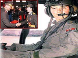 Şehit babanın kahraman kızı