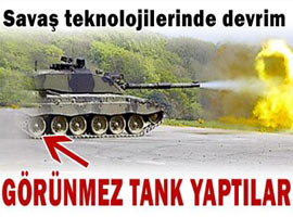 Görünmez tank - Foto