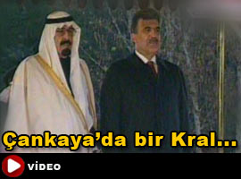 Kral Abdullah Ankara'ya geldi