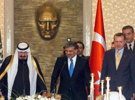 Kral Abdullah, Gül ve Başbakan ne görüştü