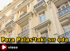 Pera Palas'taki sır oda açıldı - Video