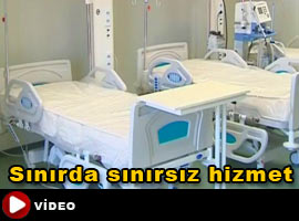 Sınırda 5 yıldızlı hastane - Video