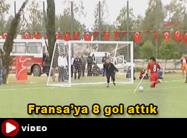 Türkiye, Fransa'yı 8 - 1 yendi - Video