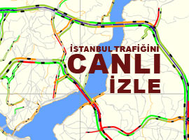 İstanbul trafiğini canlı izleyin