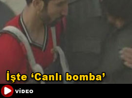 İşte bombanın 'canlı' görüntüleri - Video