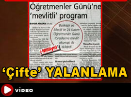 'Mevlit' yalanı