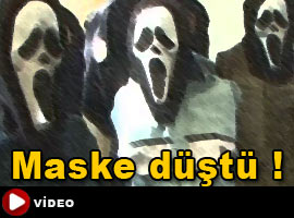 'Çığlık' maskesi düştü - Video