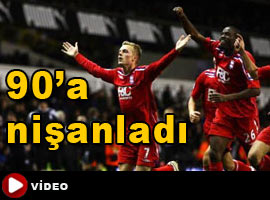 90'da yıkan 90'a giden süper gol - Video