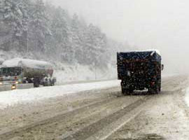 Kış şartları ulaşımı etkiliyor
