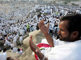 Hacılardan, Arafat'ta mahşer provası