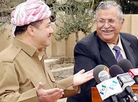 Talabani ve Barzani'den ortak toplantı 