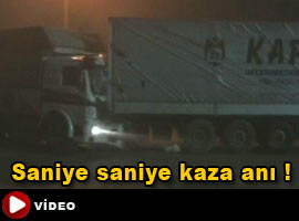 Kaza anı kamerada - Video