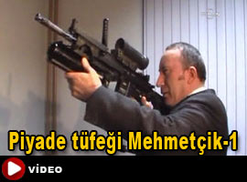 Yerli piyade tüfeğimiz Mehmetcik-1 - Video