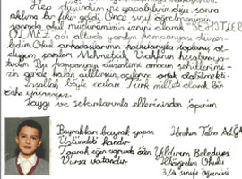 Büyükanıt'ı duygulandıran mektup