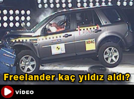 Freelander'ın çarpışma testi - Video