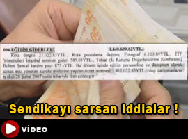 Sendikada yolsuzluk iddiası - Video