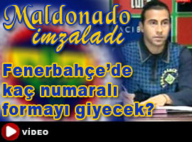 Maldonado resmen Fener'de - Video