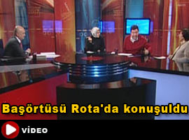 Başörtüsü Rota'da konuşuldu - Video