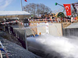 Melen'in suyu, İstanbul'a ulaştı