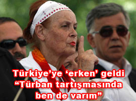 Türkan Saylan'dan türban önerisi !
