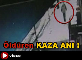 Tüyler ürperten kaza anı!  - Video