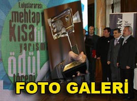 Genç sinemacı ödüllendirildi