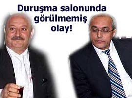 Hakim ve savcı yumruklaştı