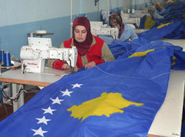 Kosova'nın bayrağı Sakarya'dan