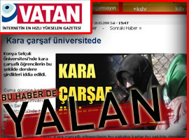 Vatan'ın haberi yine YALAN çıktı !