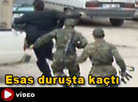 Esas duruşta kaçtı - VİDEO