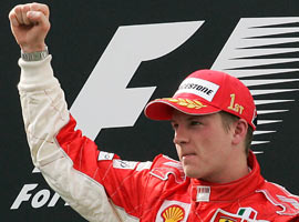 F1'de ikinci yarışı Raikkonen kazandı