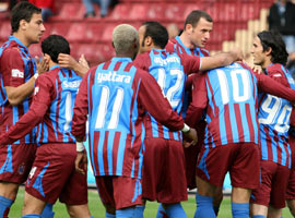 Trabzonspor son anda 3 puanı kaptı