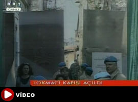 Lokmacı kapısı tarih oldu - VİDEO