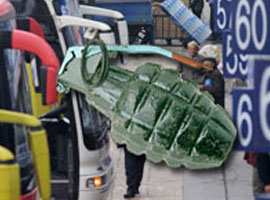 Bombalar Darende'den gönderilmiş 