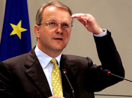 Olli Rehn, tarih verdi
