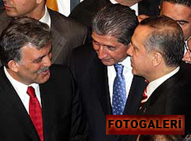 Resepsiyondan çok özel kareler