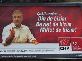CHP'nin bu afişi mahkemelik oldu