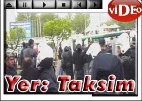 Taksim'de 20 gözaltı Videolu